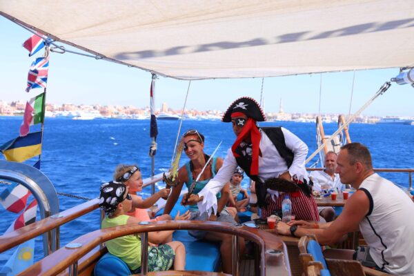 Pirates Sailing Boat to Orange Bay With Amazing Snorkeling