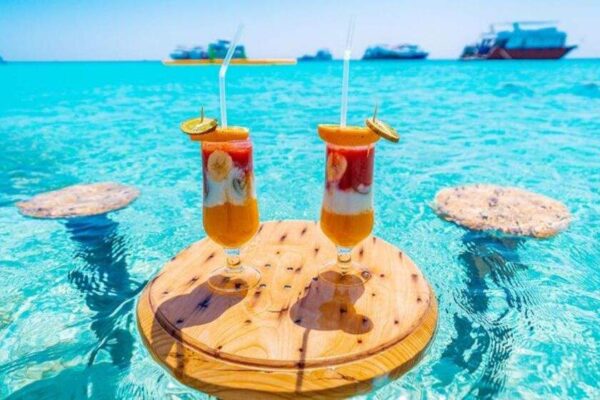 Hula Hula Island Boat Trip with Amazing Snorkeling and Lunch in Hurghada