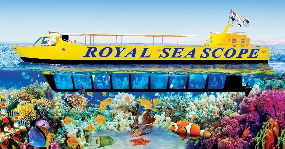 Amazing Royal Seascope Submarine with Snorkel in Hurghada